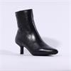 Wonders Flexfit High Heel Ankle Boot - Black Leather